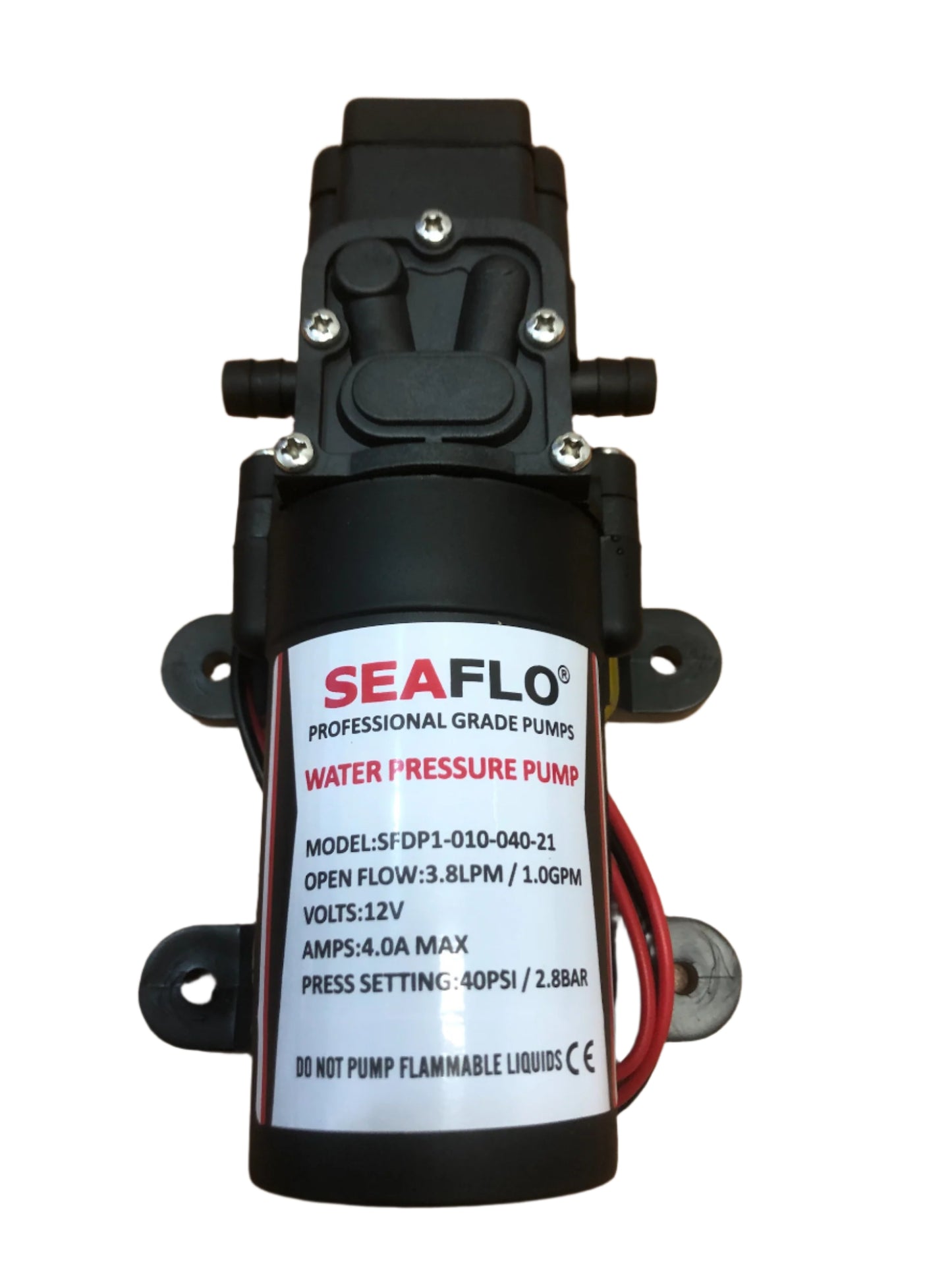 SEAFLO DC Diaphragm Pump 12V - 3.8LPM - 40PSI