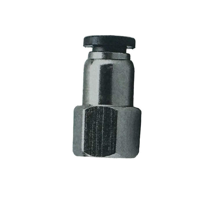 Push Fit 3/8 F - 8mm Black Tip