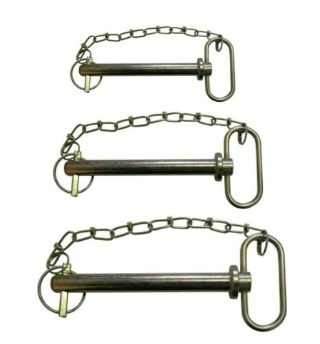 Hitch Pin with Chain & Linch Pin 28x190mm