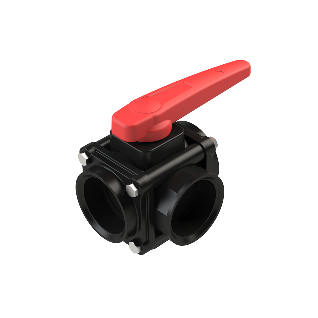 ARAG 3-Way Bolted Ball Valve 3F