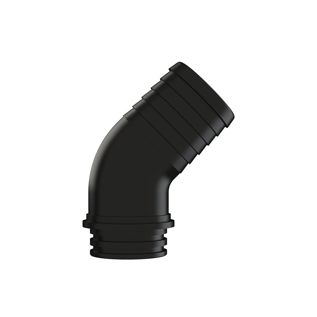 Arag 45° Elbow D.50 Fly Nut 2