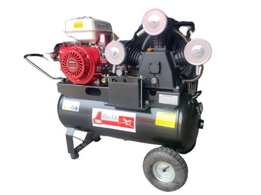 Millers Falls ES 13 H/P 100Lt Air Compressor Petrol