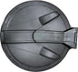 HINGED LID D.355 C/W BLACK ARM