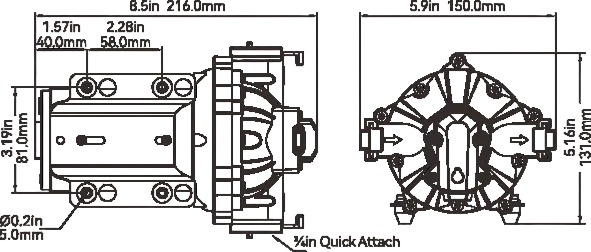 Indflo 12V Spray Pumps