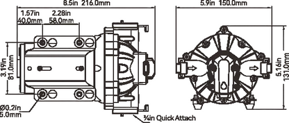 Indflo 12V Spray Pumps