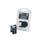 A black and gray ARAG Wolf flow meter, with visible dials and measurement markings.