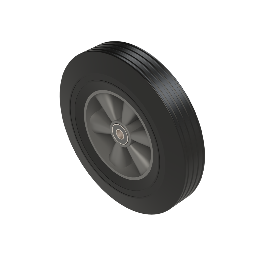 Wheel Solid Grey Wheels 250 mm x 50 mm