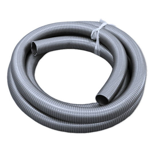 Heavy-Duty PVC Suction Hose - Grey