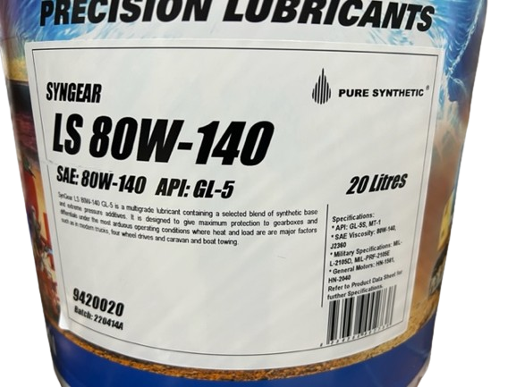 Synthetic Gear Oil 80W-140