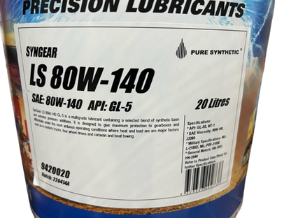 Synthetic Gear Oil 80W-140