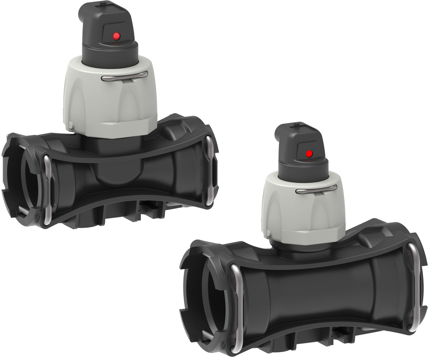 An ARAG Wolf brand flow meter, model 5/100 & 10/200, with a grey body and black accents.
