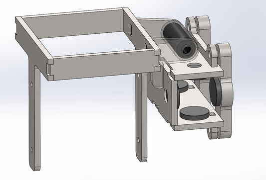 Nebulizer Top frame hinge breakaway set to suit 65x65 RHS