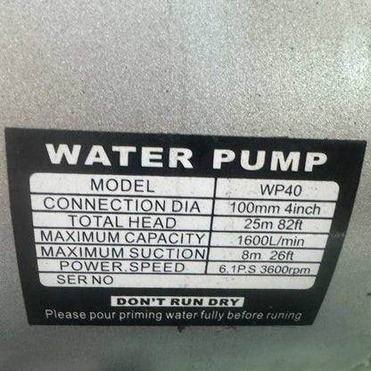 Water Transfer Petrol Pump