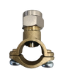 Clamp Brass Nozzle 3/8"M