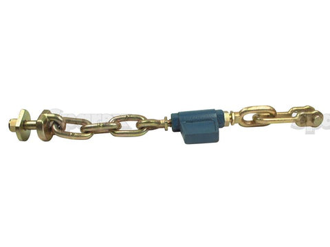 Stabiliser Chain - D Shackle Ø16mm - Thread Ø19mm - Min. Length:594mm - 3/4 UNC