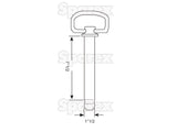 Hitch Pin with Chain & Linch Pin 38x190mm