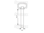 Hitch Pin with Chain & Linch Pin 19x98mm