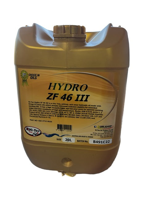 Hi-Tec ZF46 Hydraulic Oil