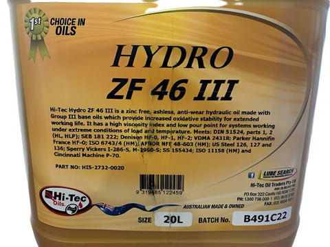 Hitec ZF46 Hydraulic Oil