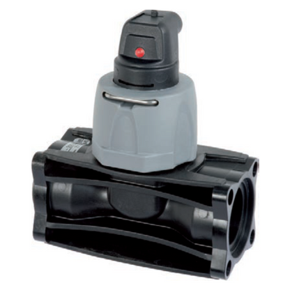 An ARAG Wolf brand flow meter, model 5/100 & 10/200, with a gray body and black accents.