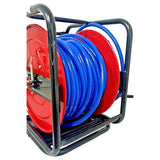 Hose Reel with 30m of 8mm Chemical Hose and Spray Lance