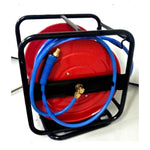 Hose Reel with 30m of 8mm Chemical Hose and Spray Lance