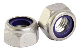 Nylock Nut Zinc plated - per each