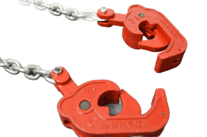 Drum Lifter Chain with Self-Locking Hooks 500 kg Vertical Lift.