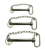 Hitch Pin with Chain & Linch Pin 28x190mm